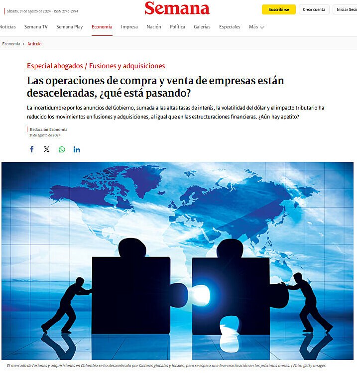 Las operaciones de compra y venta de empresas estn desaceleradas, qu est pasando?